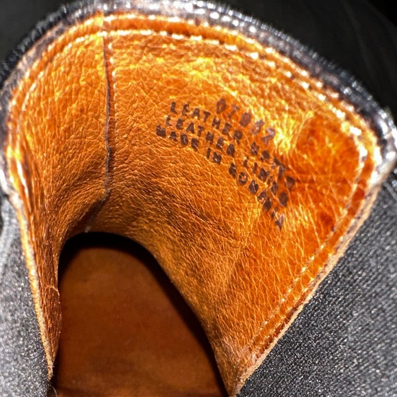 Madewell Lonny Stacked Heel Leather Ankle Boot Black Size 8 - Picture 7 of 9